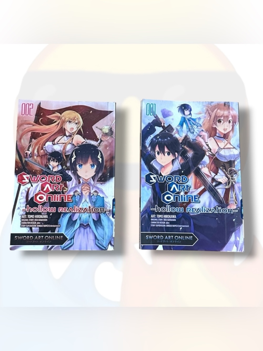 Sword Art Online: Hollow Realization Vol. 1 & Vol. 2 Paperback Book Bundle